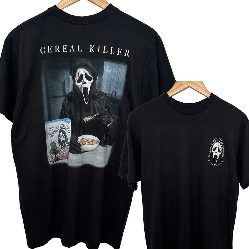 NWOT Ghost Face Cereal Killer T-Shirt Men's Unisex Medium